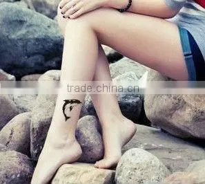 dolphin shape body tatoo stickers