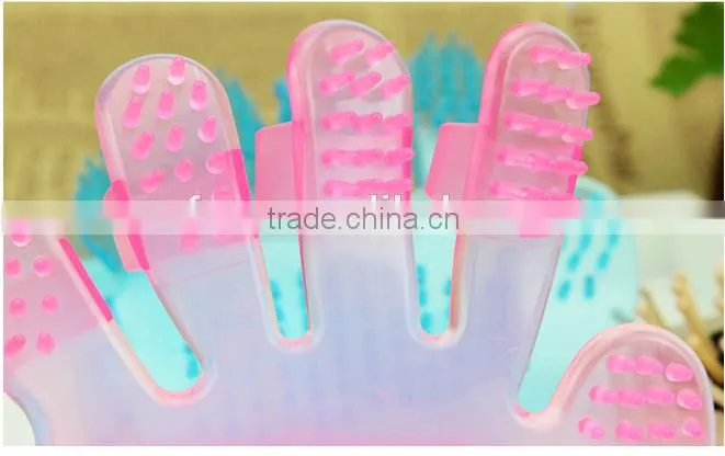hot Silicone Pet Bath Massage Brush pet bathing brush / clean brush dog massage brush / pet bath brush
