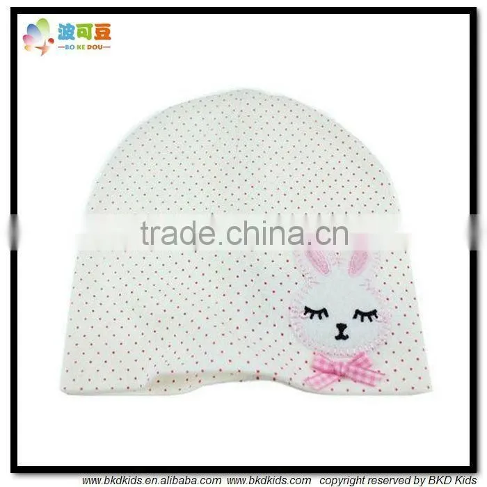 BKD alibaba hot sale cotton funny newborn hats
