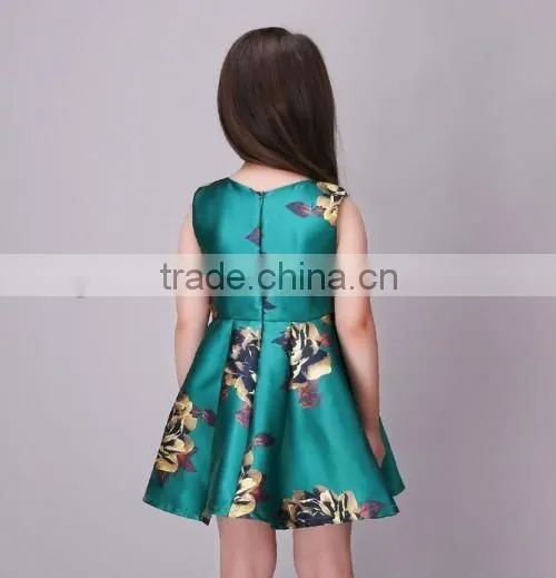 2016 fashionable vintage flower girl dresses new designs cheap baby flower dresses for girl of 5 years old