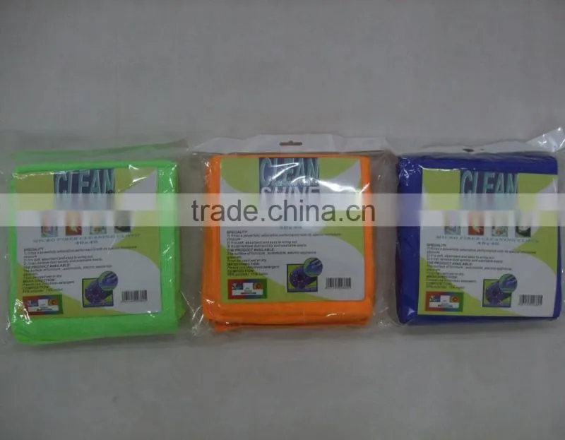 oringe color clean cloth towel plush microfiber towels