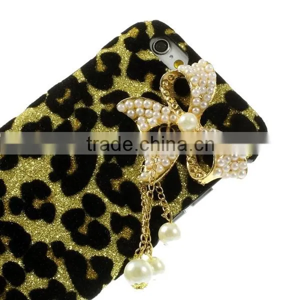 Very hot sell leopard case cover for iphone 6