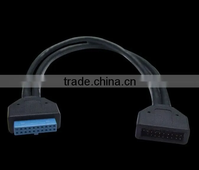 Panel mount Dual Double USB to Housing
