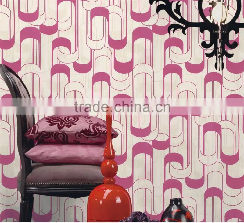 modern pvc decorative wallpaper for coffee shop decor
