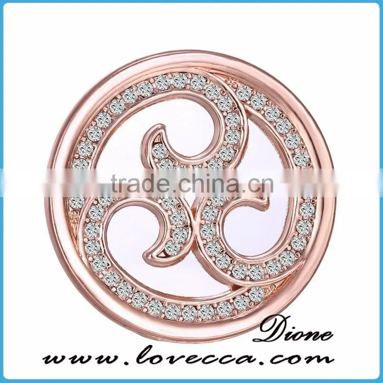 Best Selling Products 2016 Rose Gold Coin Holder Necklace