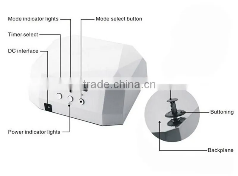 CCFL 36W nail dryer Diamond uv lamp dryer