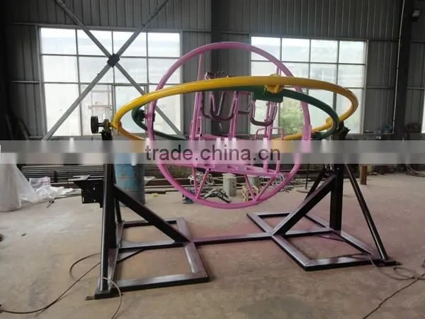 2016 new family rides outdoor human gyroscope for sale human gyroscope space ball for sale