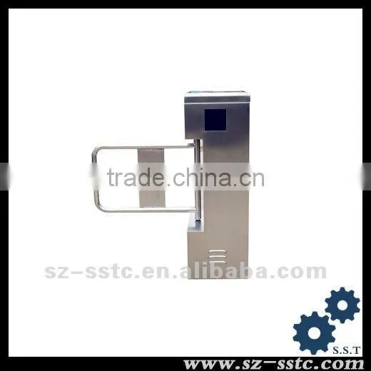 Handicaped used RFID 304 stainless steel pedestrian access control automatic barrier gate