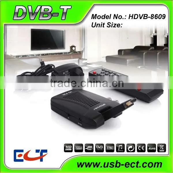 MINI HD MPEG4 DVB-T STB receiver