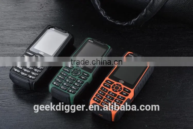 XP3500 Orange Quad Band Unlocked Phone FM / MP3 / Dual SIM / Flashlight / Power Bank