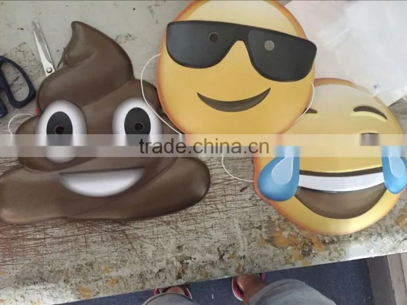 Plastic emoji Face mask Festive Emoji Mask