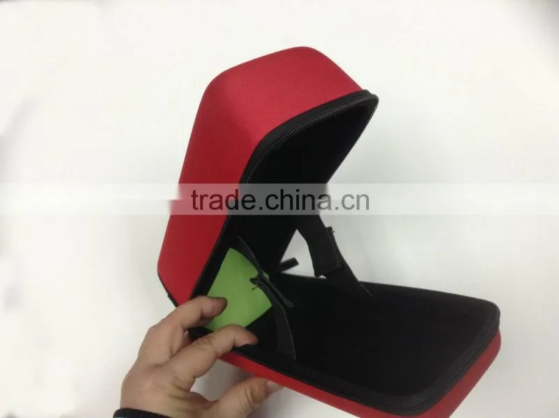 GC---Providing low cost red fabric unique design new eva carrying wine bag