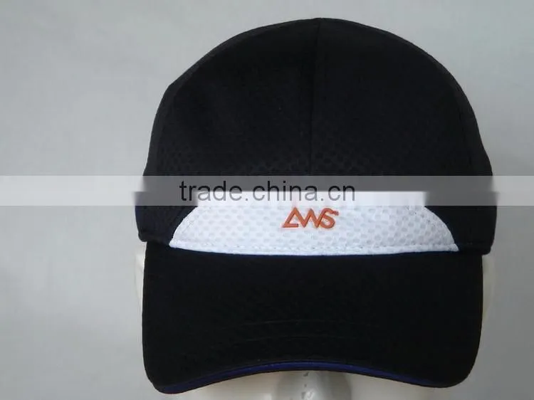black plastic screw cap baseball cap