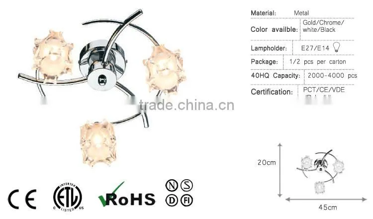 decorative light for home bedroom decoration fancy ceiling light
