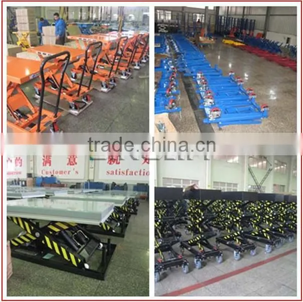 2015 New CYTH Series Hydraulic Platform Hand Scissor Lift Truck
