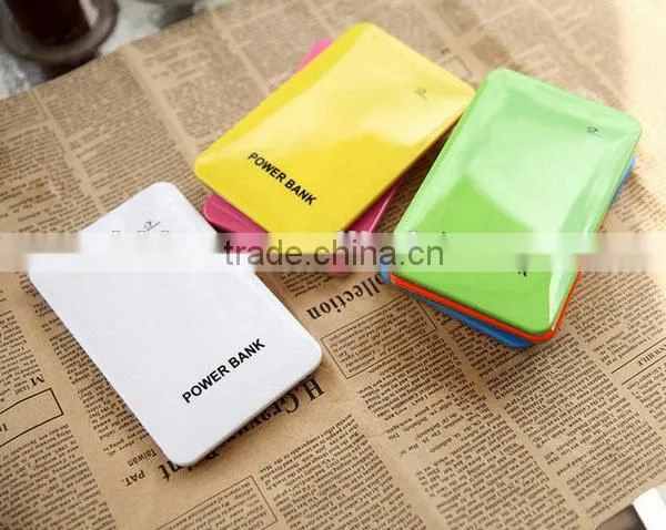 Top quality design new ultra thin slim power bank 8000mah
