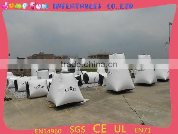 inflatable paintball bunker for shooting games