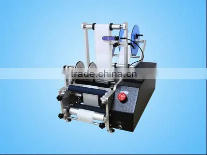 Semi automatic round bottle labeling machine