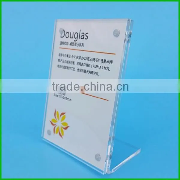 2016 Hotsale Customized Handy Acrylic Sign Stand A4
