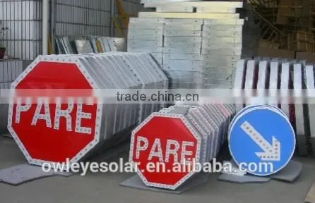 Solar Directional Arrow,Flashing Led Traffic Signal Solar Light