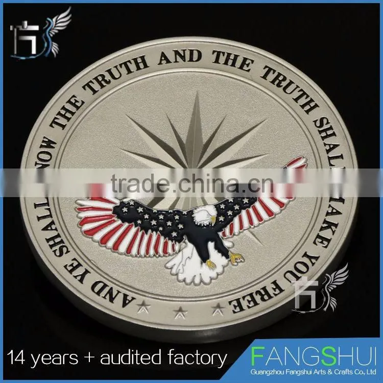 Wholesale fashionable factory price silver eagle coin 999 hot sale