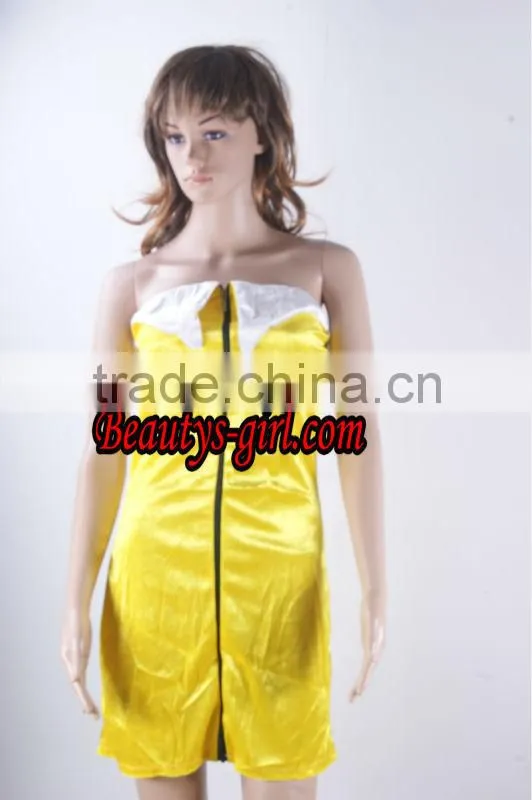 Sexy Yellow Costume of Cosplay fancy dress , sexy costumes