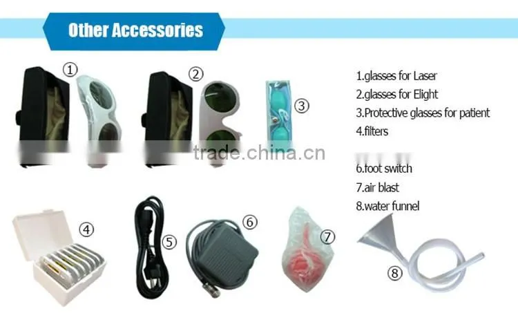 2016 New multifunctional 2 in 1 hair removal ipl laser pigmentation