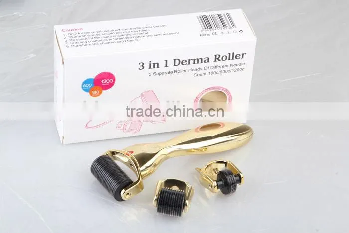 Newest 1200/600/180 Disk Needles Micro Derma Beauty Roller 3 In 1