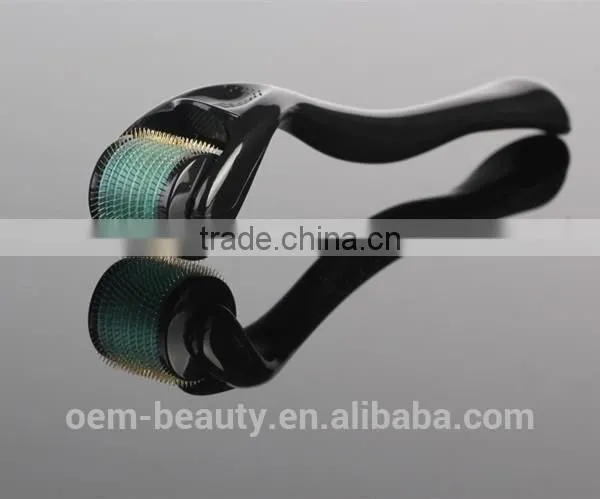 Most effective derma roller with 540 slender steel needles for home use