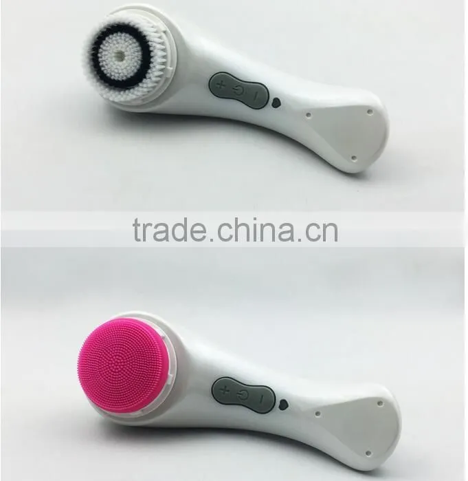Factory wholesale ultrasonic waterproof sonic wireless recharge portable electric face cleanser