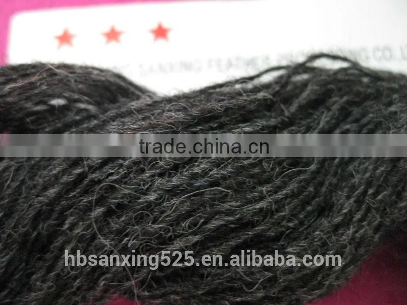 100% dyed wool yarn for making socks, raw white or dyed colors