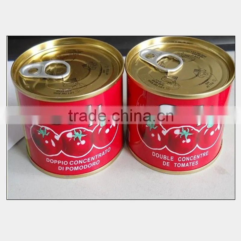 canned tomato paste triple concentrate Tomato Sauce aseptic tomato paste