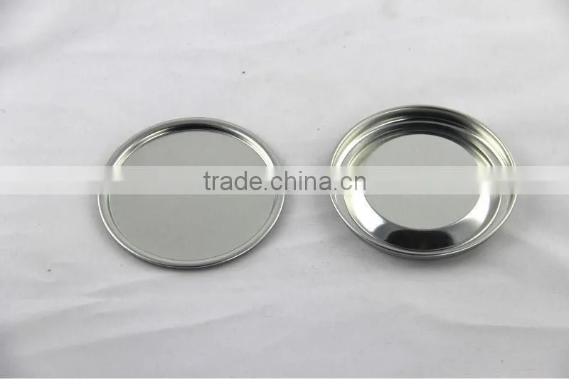 Metal tinplate lid for paper tube with SGS / FDA certificates