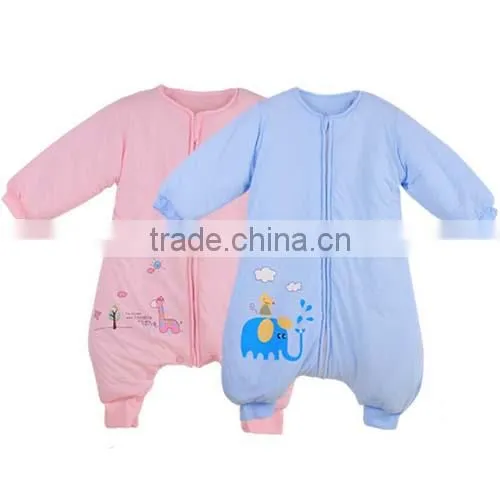 Autumn Winter Quilted Animal Thick Baby Sleeping Bag, Kids Sleeping Bag (BAQW003)