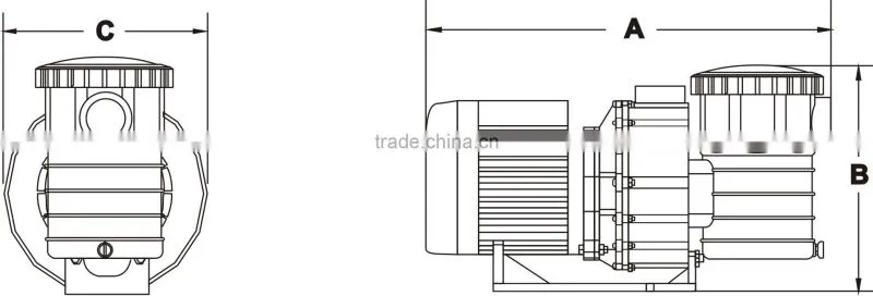 M Series Centrifugal pumps swimming pool pump swimming pool heat pump swim pool heat pump