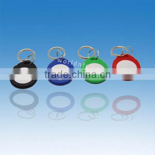 Custom Logo Printing ISO15693 Key Tag / RFID Keyring / RFID Keychain