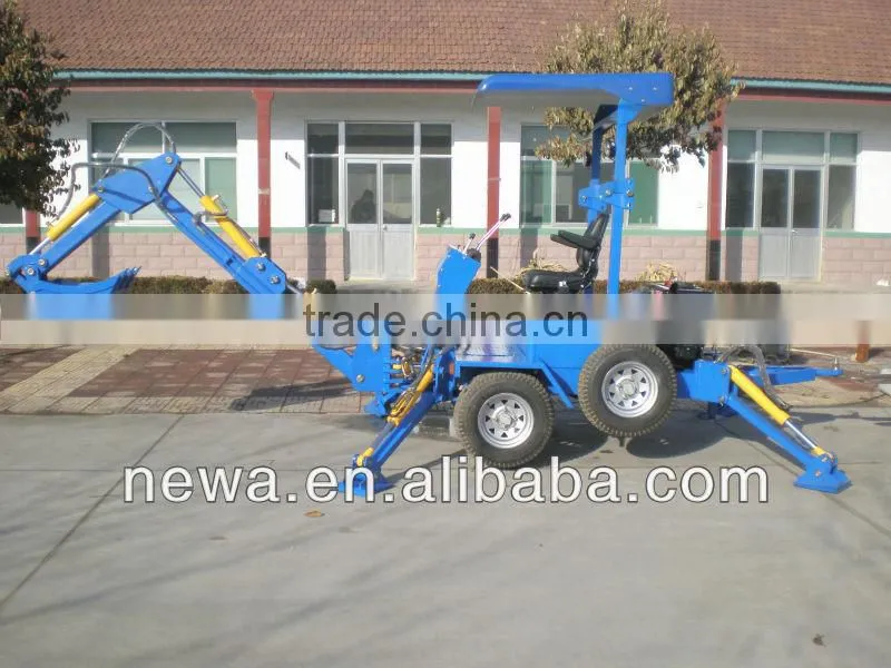 2014 hot sale mini backhoe towable backhoe
