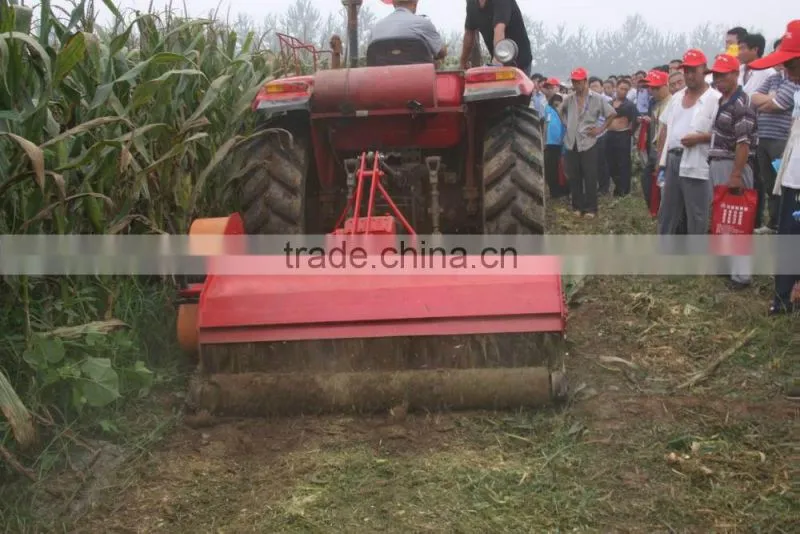 tractor pto driven straw stalk grinder with CE approved