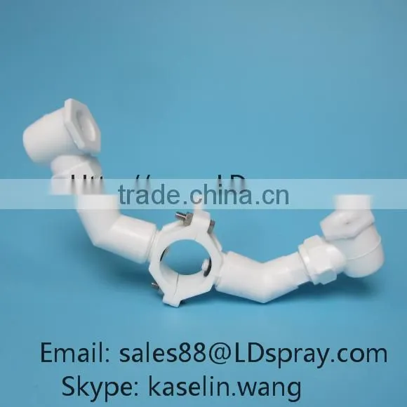 cleaning line equipment double head Plastic spray nozzle