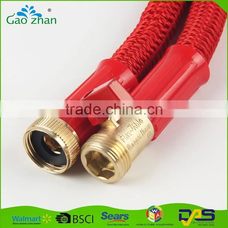 New arrival brass fitting expandable bungee garden water hose