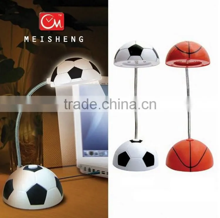 creative ball game series football basketball folding charging table lamps
