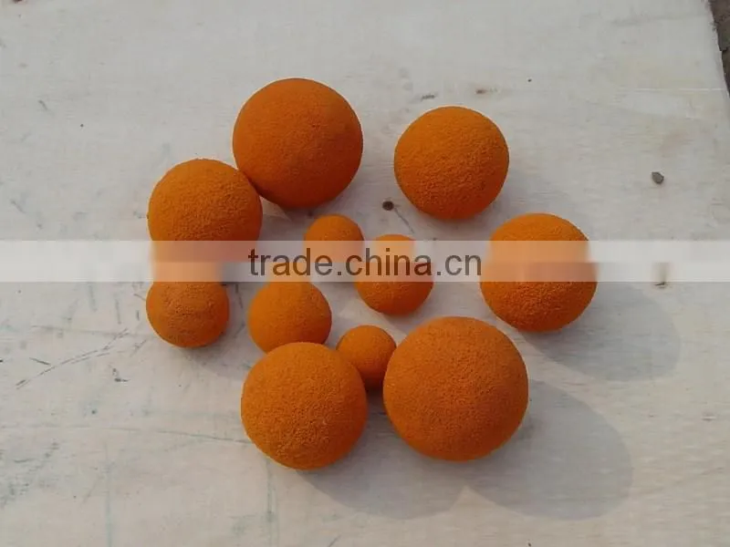 High quality cleaning ball washing ball pipe cleaning sponge ball for concrete pump