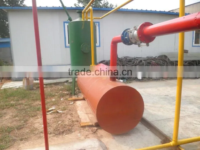 Anti-explosion 5TPD environmental Friendly waste tire recycling to oil pyrolysis plant