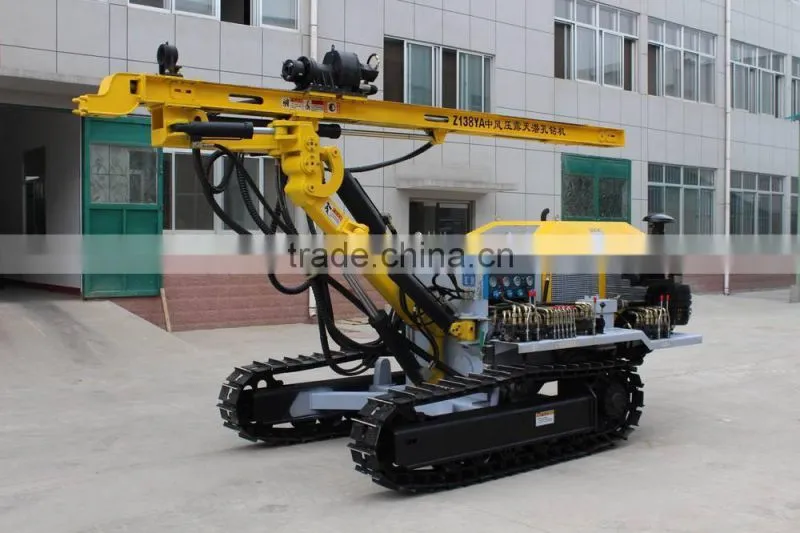 hydraulic crawler blasting hole drilling rig engineering rock drilling rig CTQ-Z138YA
