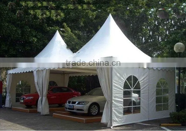 Clear span rain proof car parking shed of cheal car ports for sale