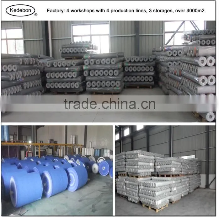 Waterproof and breatheradle housewrap paper or roofing membrane
