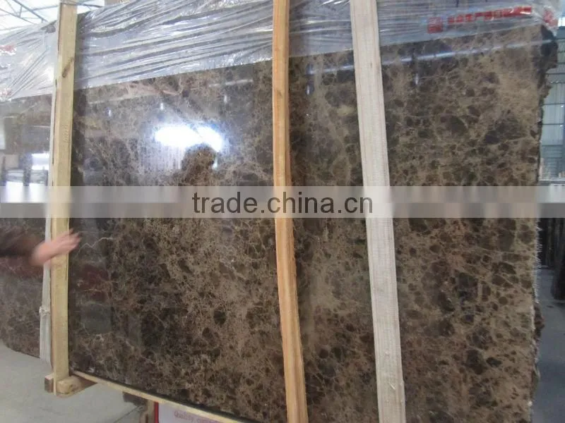 Dark emperador marble slab of extra class