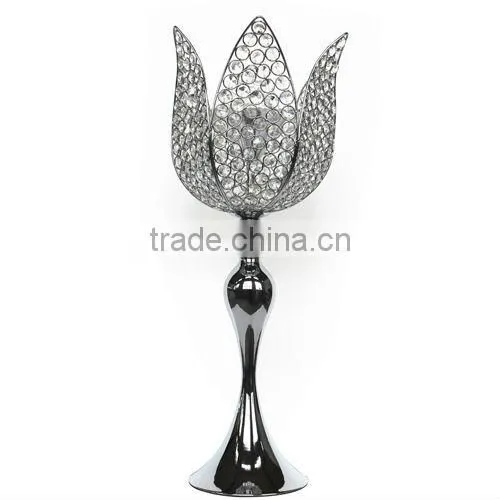 pretty crystal centerpieces votives table lamp