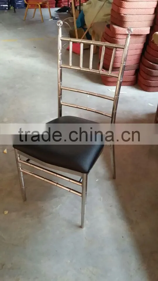 Cheap modern Steel chiavari dining chairs