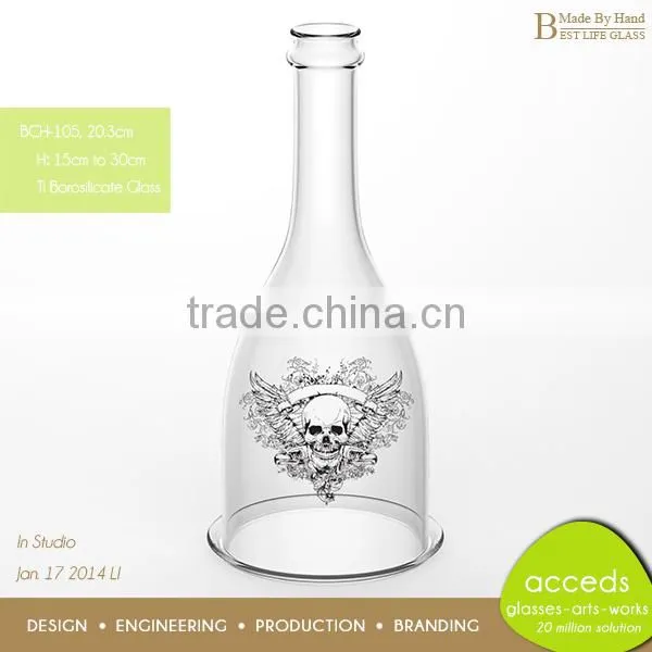 Promotion Stylish Handmade Pyrex Glass Candlesticks Wholesale